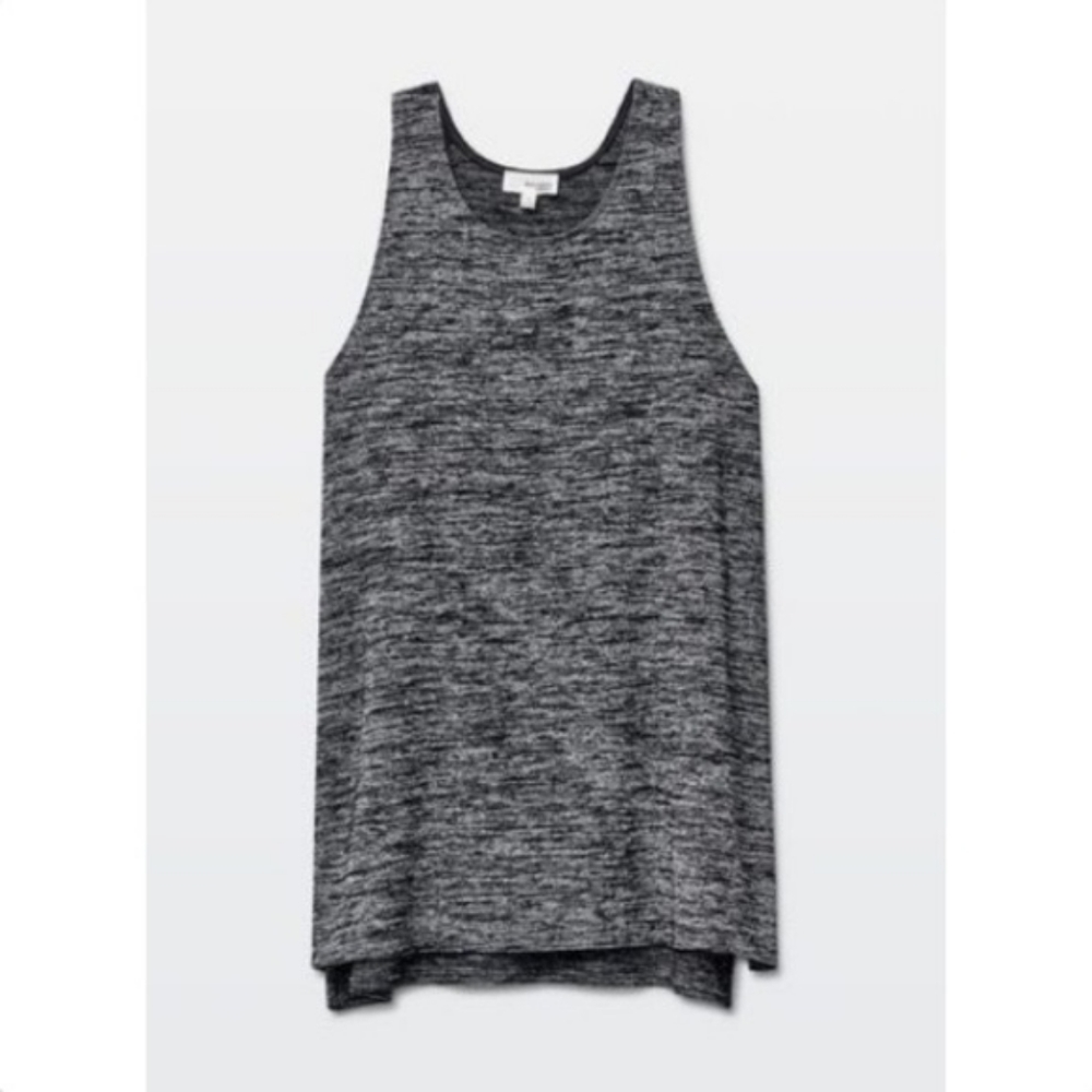 Aritzia Wilfred Free Marled Grey Ornella Tank